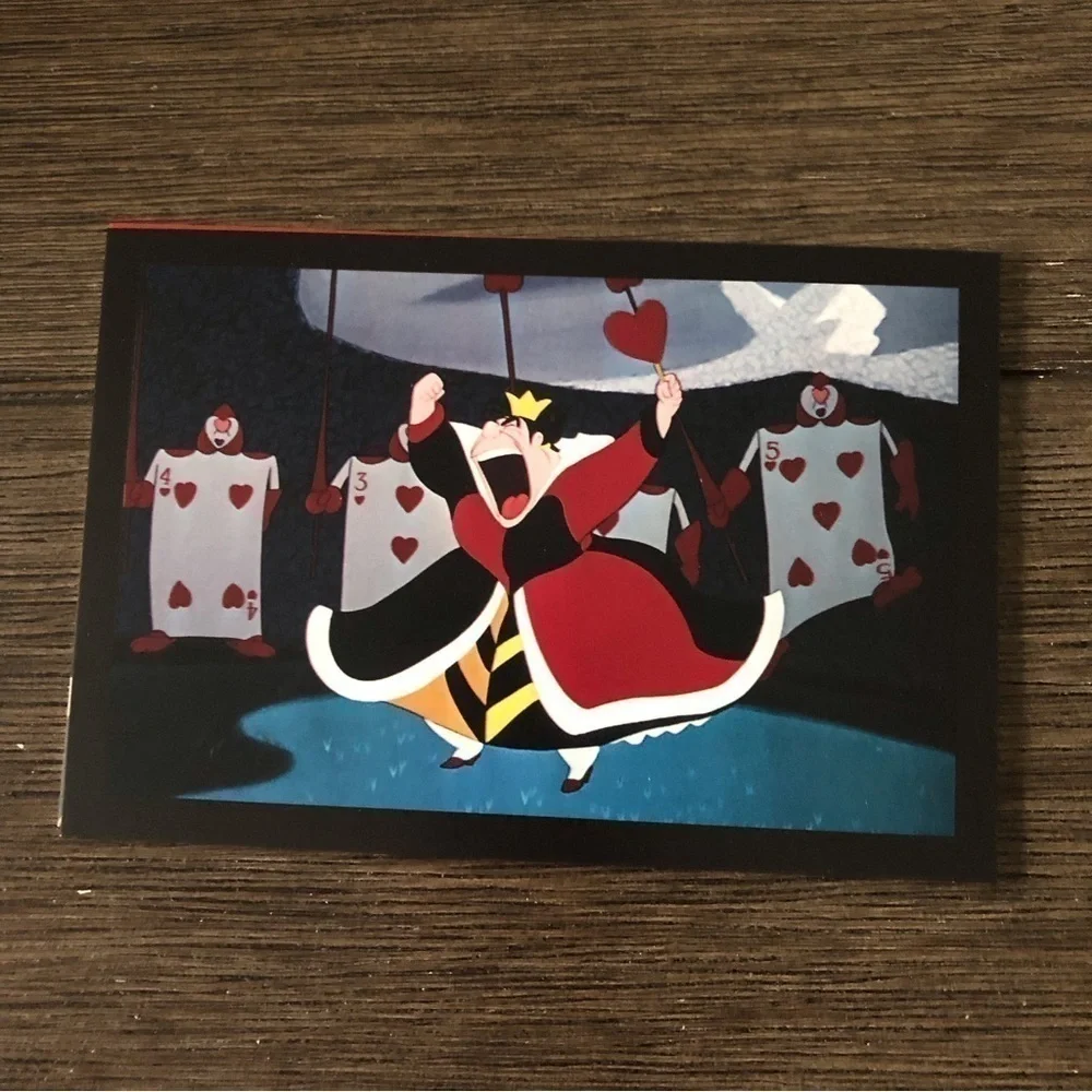 Disney Villains Postcards: Alice in Wonderland: The Red Queen 3 pack